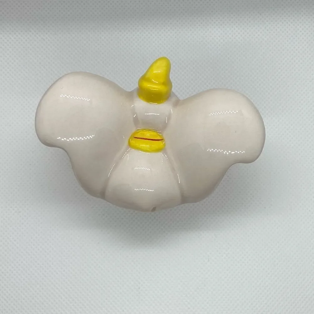 Vintage Disney Ceramic Dumbo the Elephant Collectible Figure approx. 2.5” tall